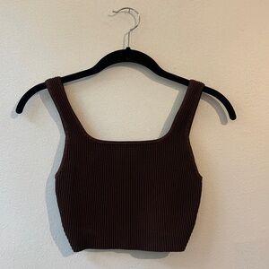 Babaton Sculpt Knit Cropped Tank XS